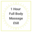 Full Body Massage Treatment Gift Voucher